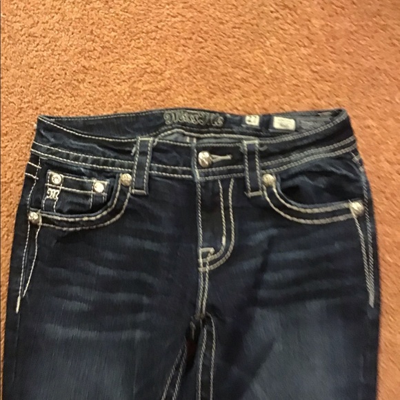 Miss Me jeans sz 27.. 34 inseam boot cut - Picture 3 of 7
